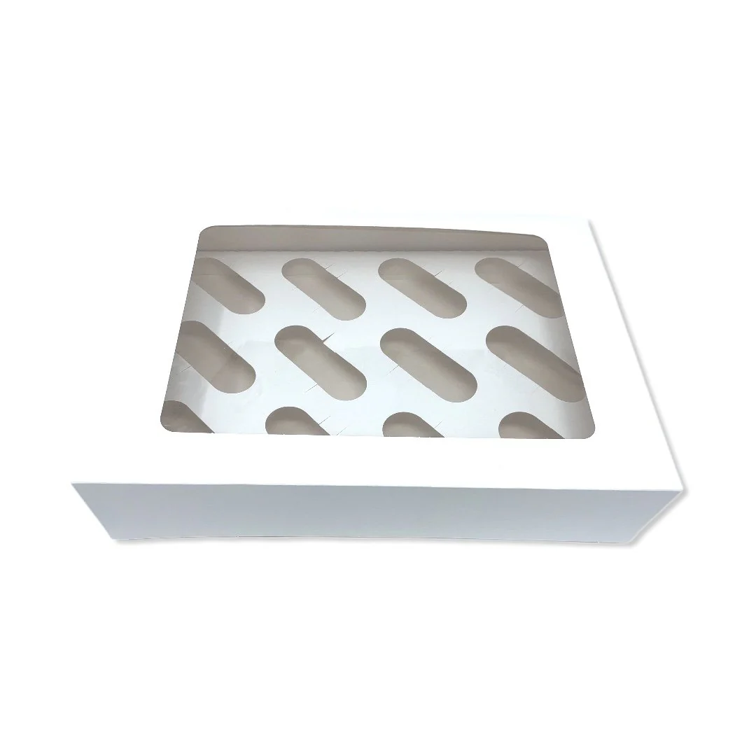 12 Cup Cake Boxes With Inserts