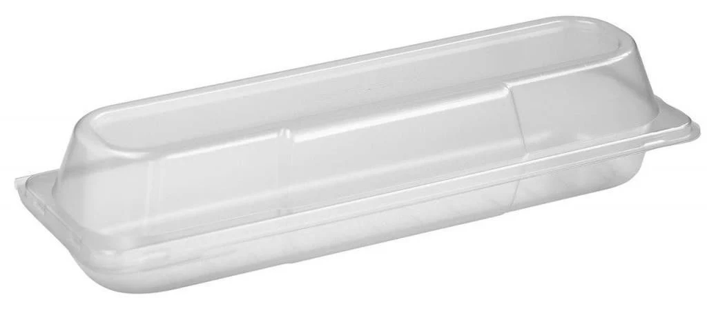 9 Plastic Baguette Hinged Wedges