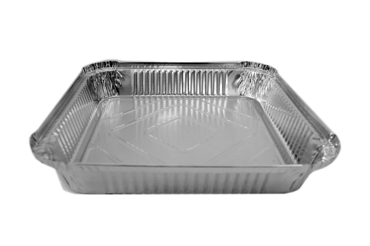 9 x 9 x 1.5'' Shallow Foil Containers
